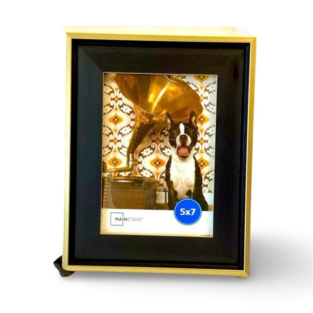Mainstays Kristoff Black Gold Picture Frame